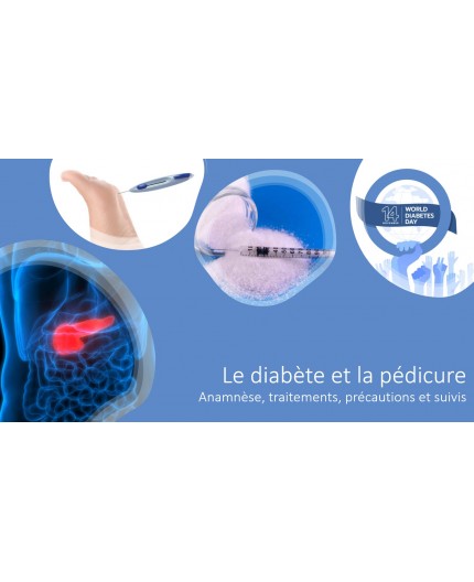 Le 17 avril 2024 - Le diabète et la pédicure - Anamnèse, traitements, précautions et suivis - Pecq
