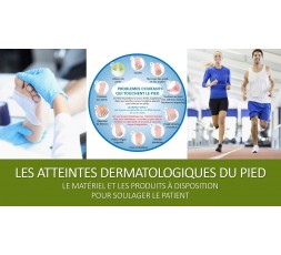 Le 18 novembre 2024 - Les atteintes dermatologiques du pied - Le matériel et les produits pour soulager le patient - Pecq