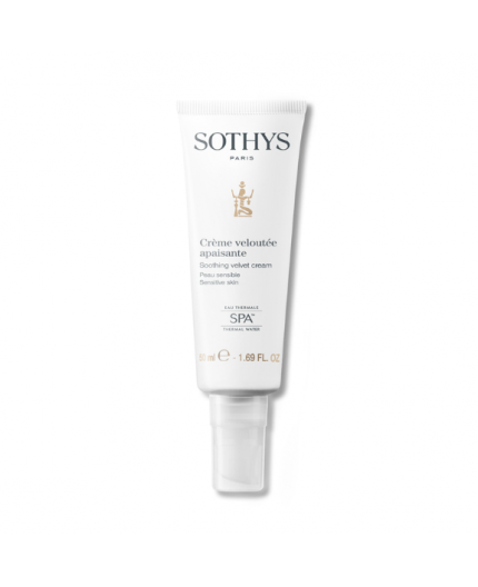 Sothys - Crème veloutée apaisante - Eau thermale de Spa - Visage - 50 ml