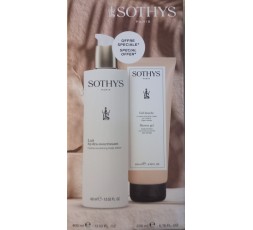 Sothys - Coffret lait hydra-nourrissant 400 ml + gel douche solaire 200 ml