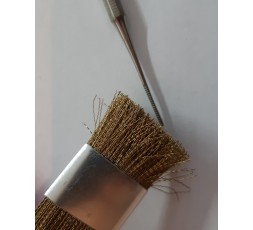 Brosse en fils de laiton/cuivre