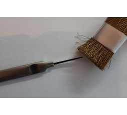 Brosse en fils de laiton/cuivre