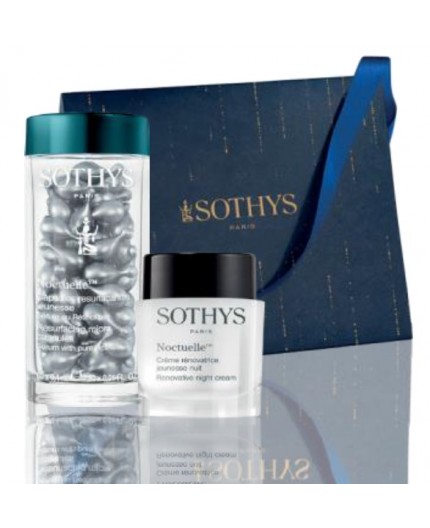 Sothys - Coffret de nuit - Crème Noctuelle + Sérum de nuit Noctuelle - CAPSULES RESURFAÇANTES JEUNESSE - 60 capsules
