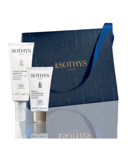 Sothys - Coffret Eau thermale de Spa – Crème veloutée apaisante + Masque nutri-apaisant