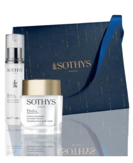 Sothys - PROMO - Coffret Hydra velours - Crème hydratante jeunesse velours + Sérum Hydra