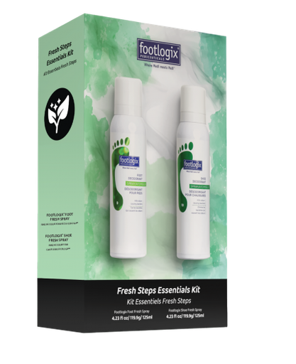 [FXP-KIT-016617] Footlogix - Kit essentiel Pieds frais by Footlogix - 2 x 125 ml - Déos et Désinfectants